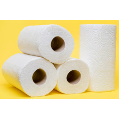 front-view-toilet-paper-rolls-stacked_23-2148524892